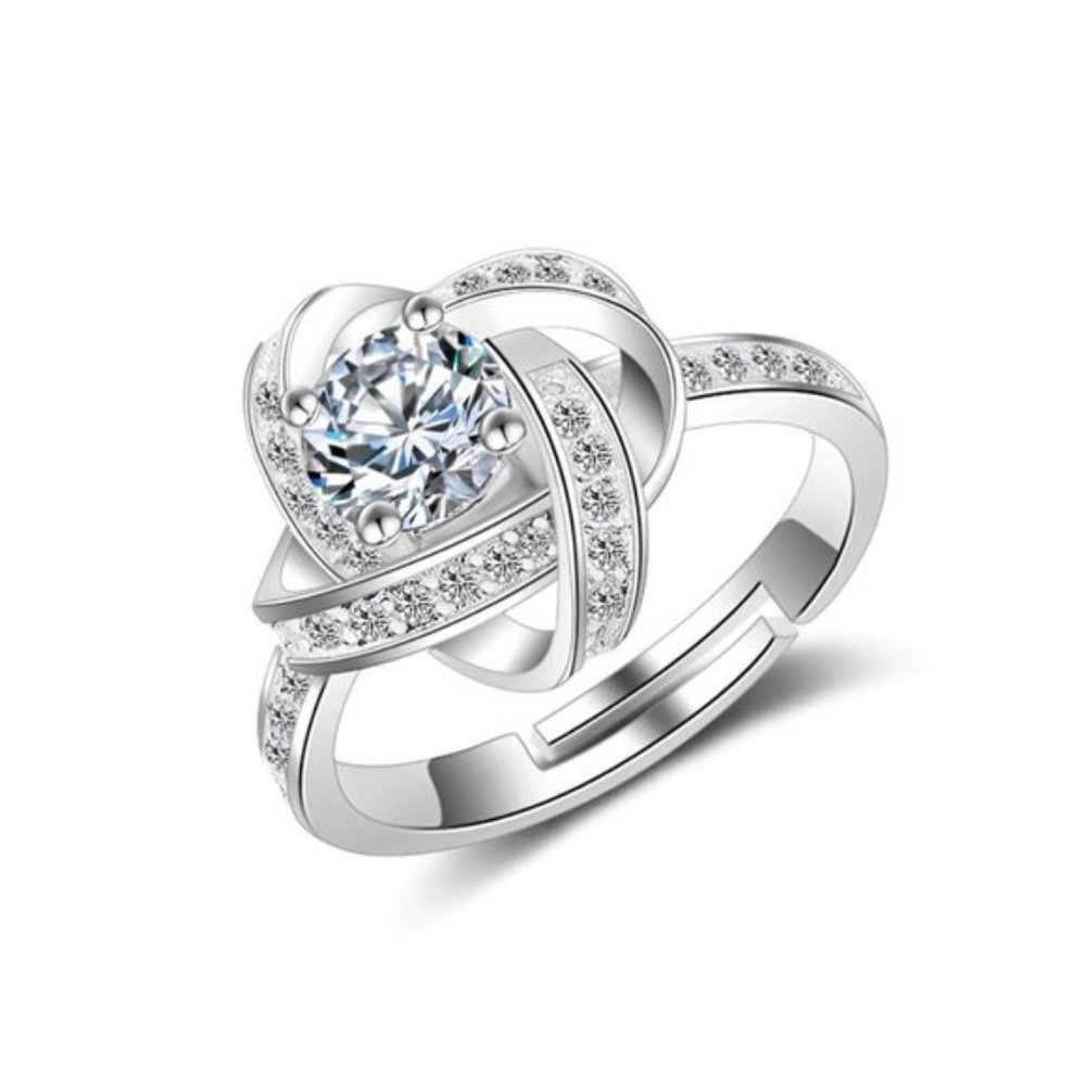 NEW[Set of 3]925 Sterling Silver Diamond Infinity - Picture 7 of 8